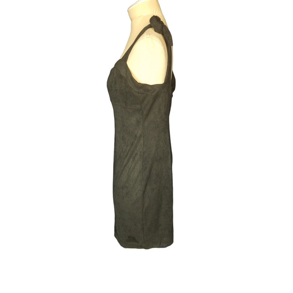 Free People Intimately Ribbed Bustier Tunic Dress Dark Gray Soft Size Small - Picture 2 of 3